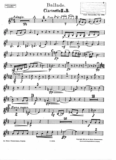 Clarinet 2 (B)