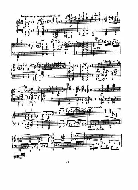 2. Largo, 3. Allegro