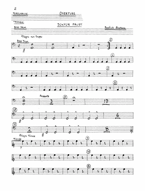 Triangle/Bass Drum