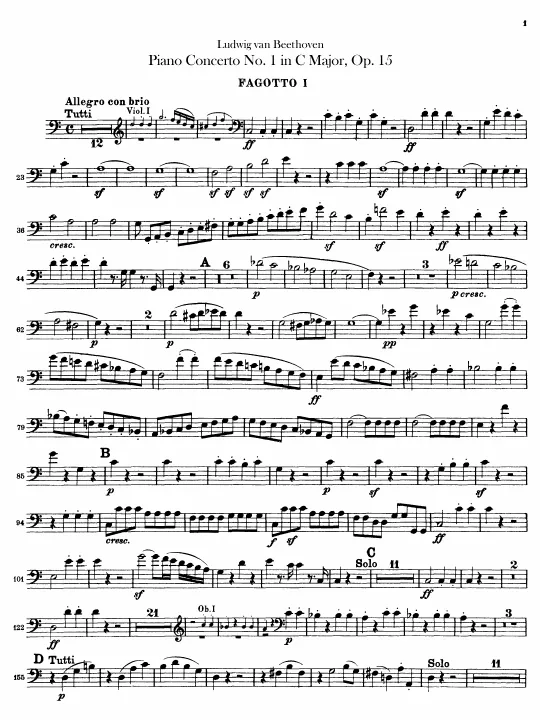 Bassoon 1, 2