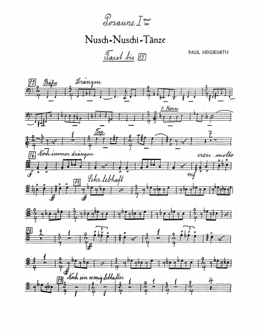 Trombone 1, 2, 3, Tuba