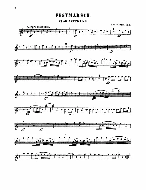 Clarinet 1, 2 (B)
