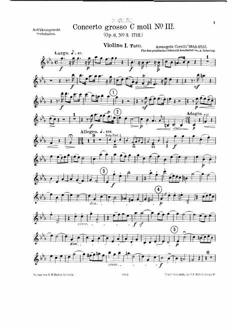 Violins I (ripieno)