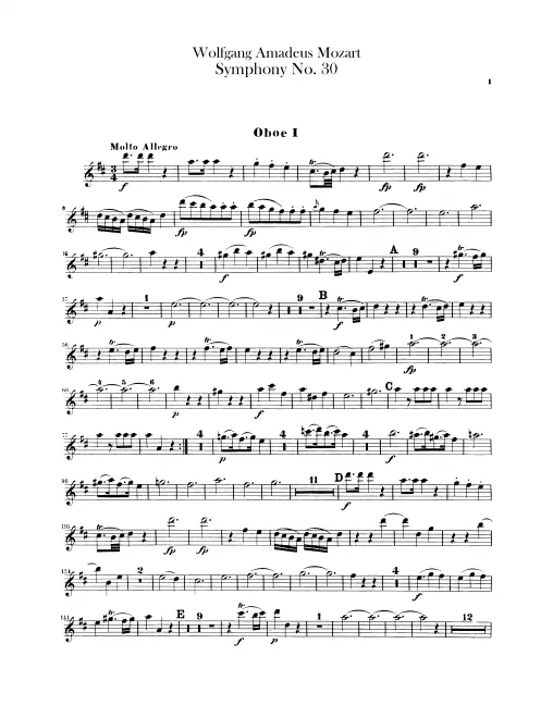 Oboe 1, 2