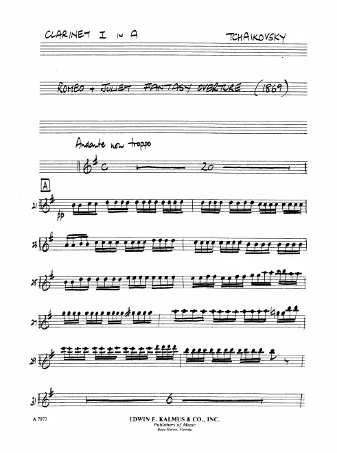 Clarinet 1, 2 (A)