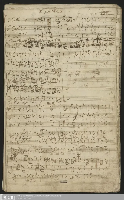 First page of Es ist umsonst daß ihr früh aufsteht