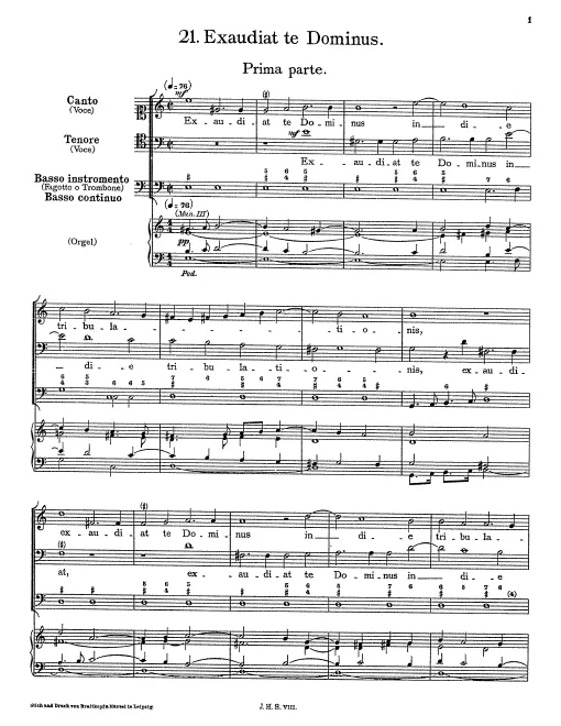 First page of Exaudiat te Dominus