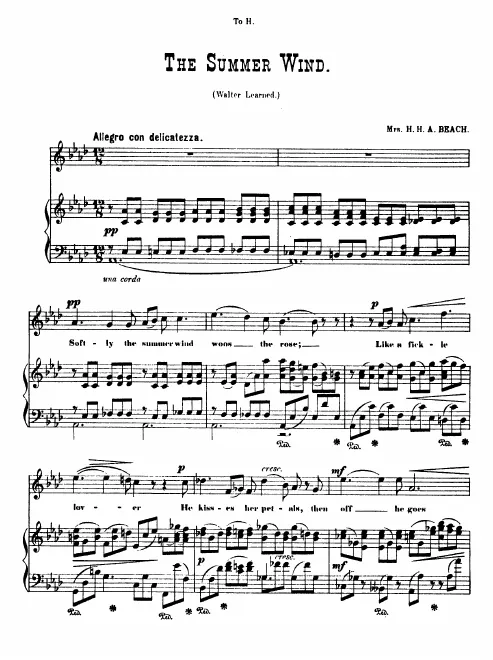 First page of 4 Songs
