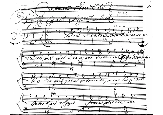 First page of Mitilde, alma mia