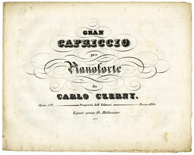 First page of Gran capriccio