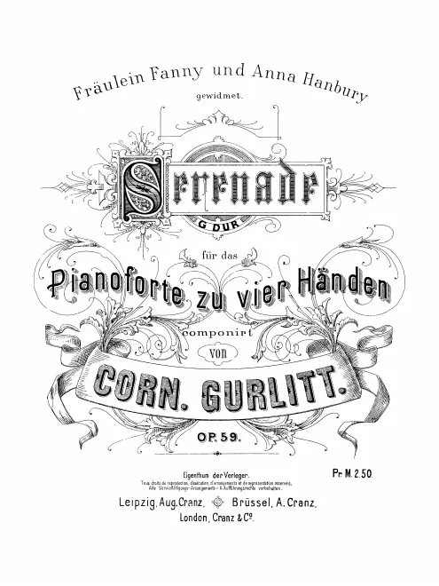 First page of Serenade