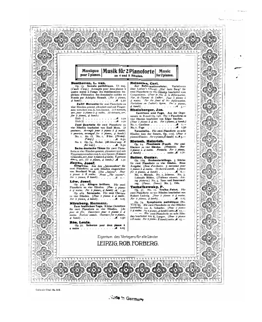 First page of 12 Minuets