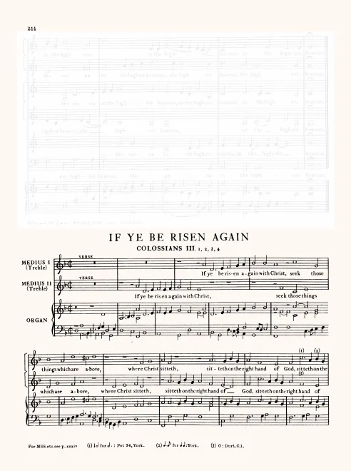 First page of If Ye Be Risen Again