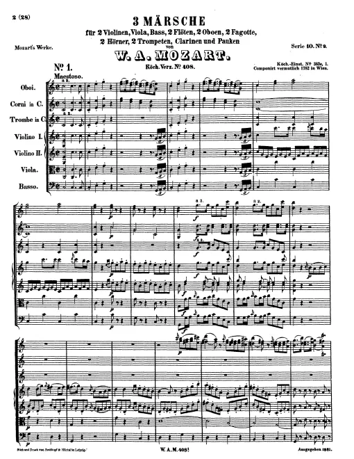 First page of 3 Marches