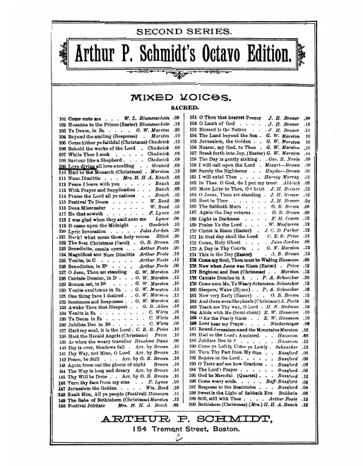 First page of Ave Verum
