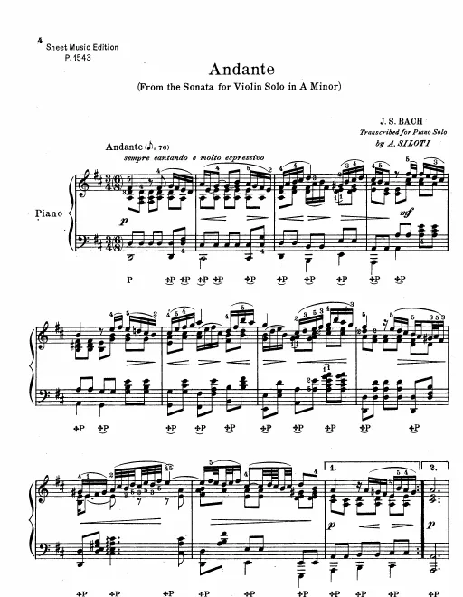 First page of Violin Sonata No.2