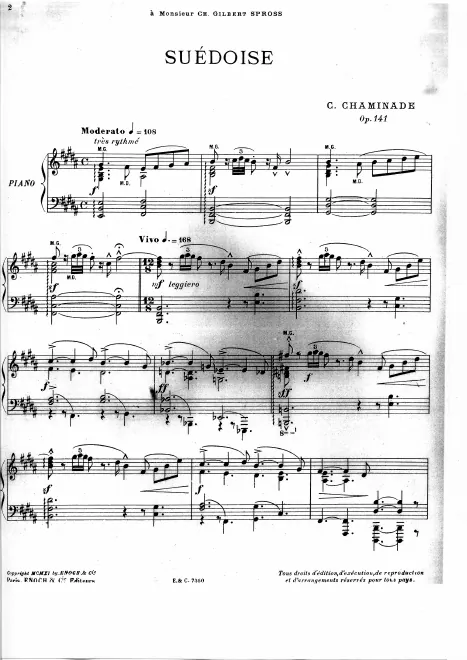 First page of Suédoise