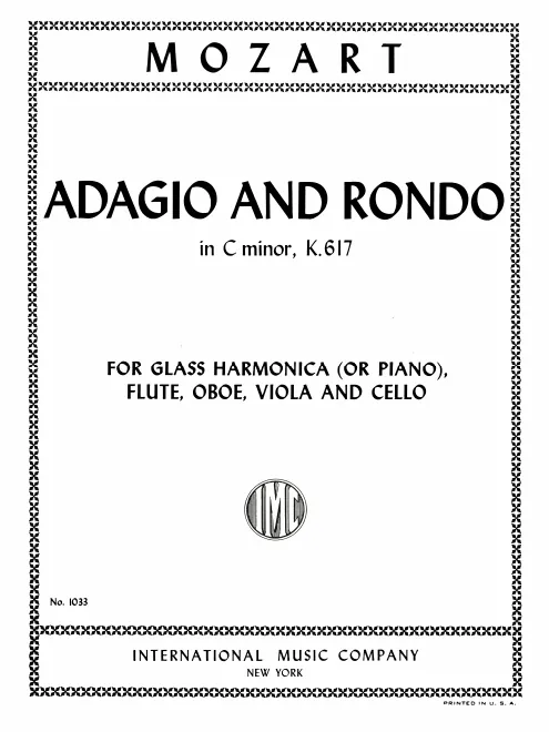 First page of Adagio and Rondo in C minor