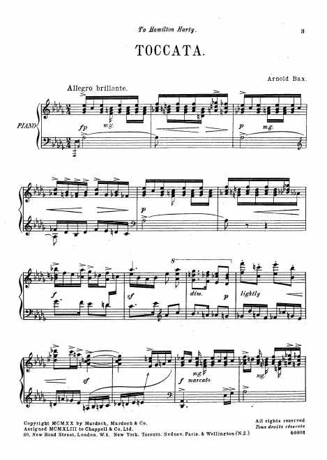 First page of Toccata