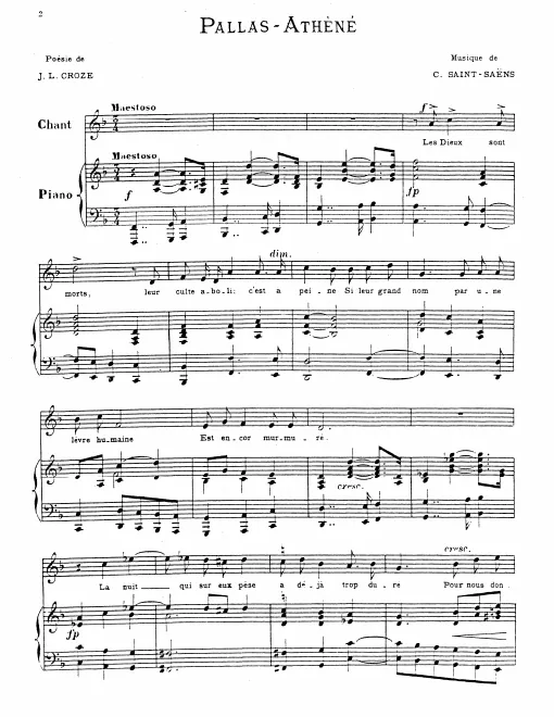 First page of Pallas Athénée