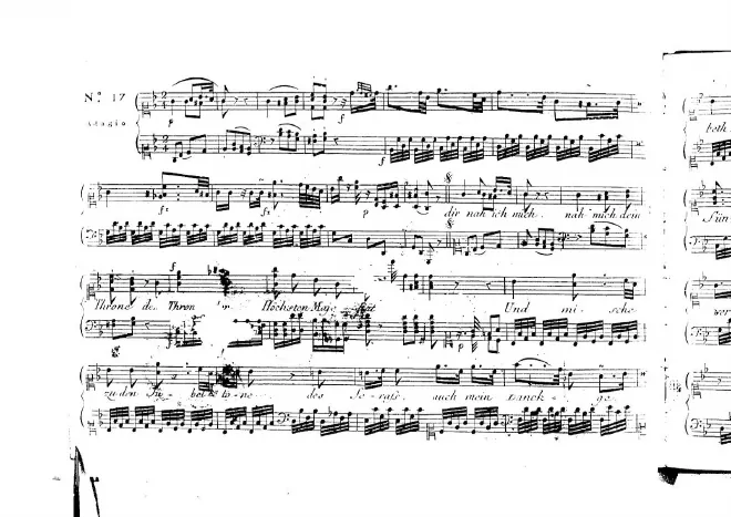 First page of Geistliches Lied