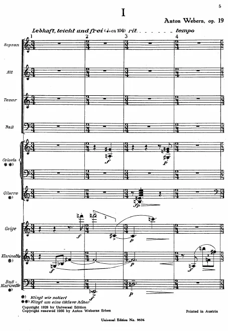 First page of 2 Lieder