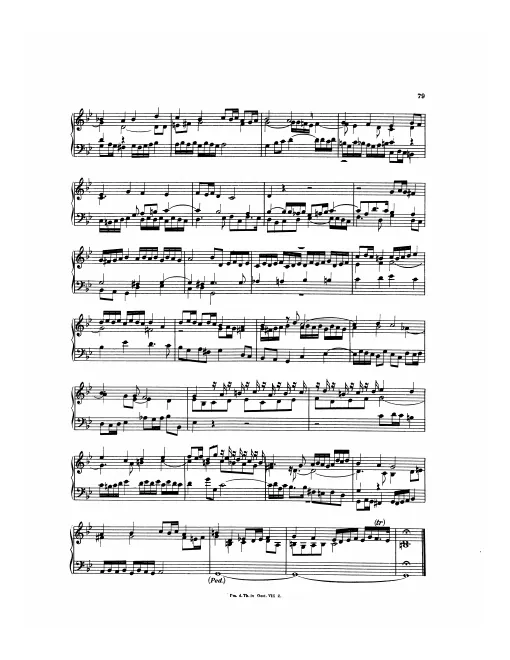 First page of Magnificat Fugue