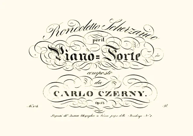 First page of Rondoletto scherzando