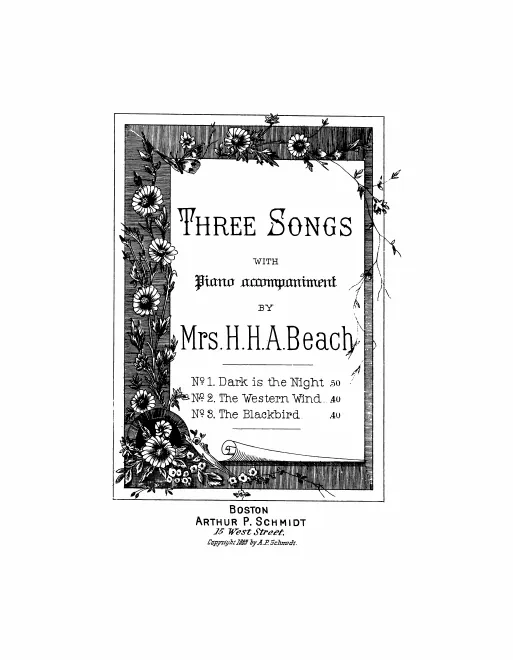 First page of 3 Songs