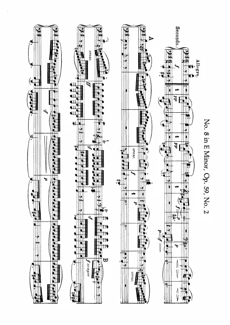 First page of String Quartet No.8
