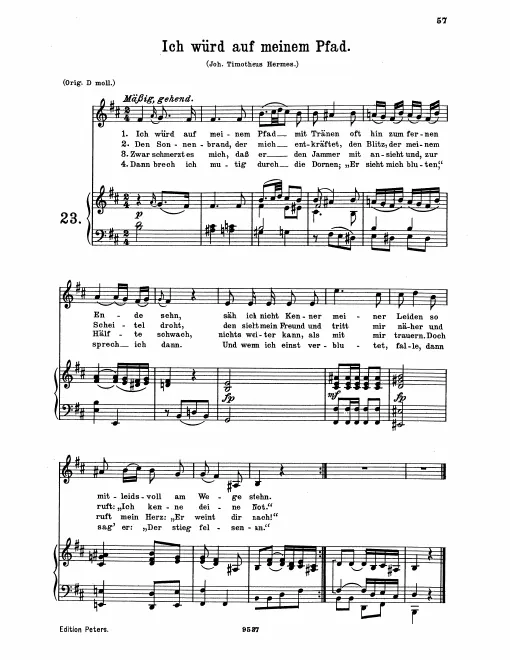 Complete Score (low voice, )