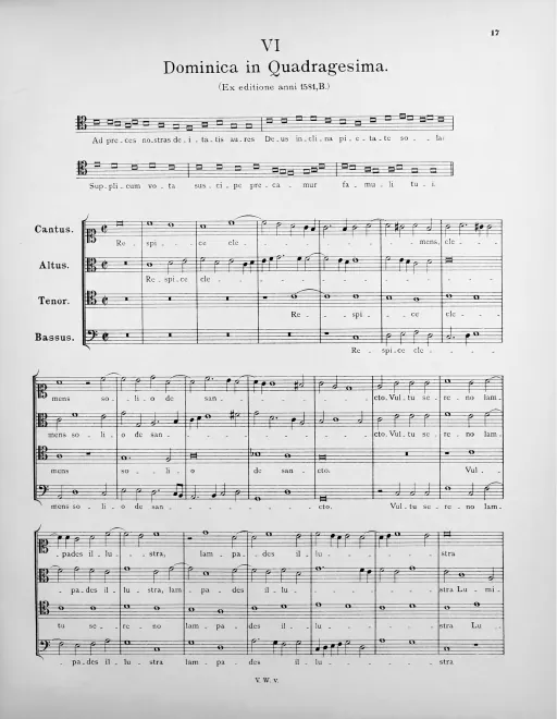 First page of Ad preces nostras deitates aures