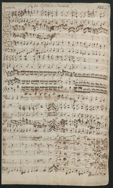 First page of Der Herr wird mit Gerechtigkeit