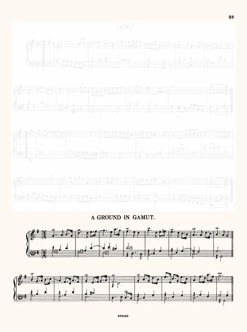 First page of A Ground in Gamut