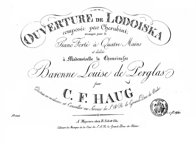 First page of Lodoïska