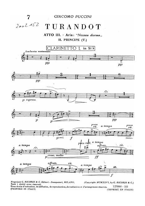 Clarinet 1 (B)