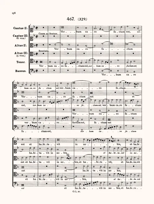 First page of Verbum caro factum est