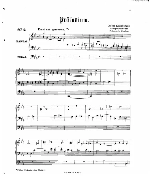 First page of Prelude in C minor