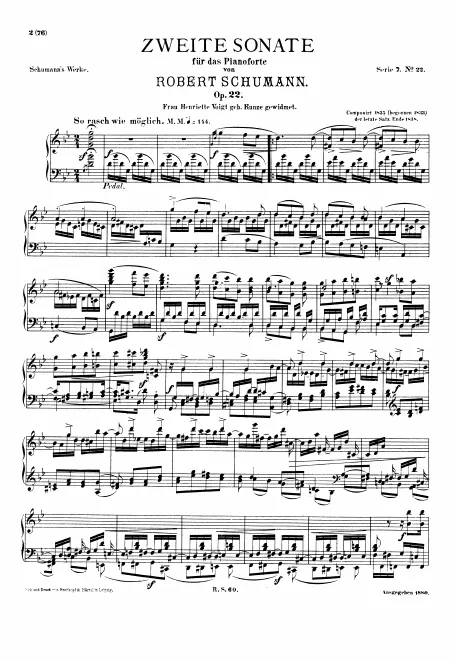 First page of Piano Sonata No.2