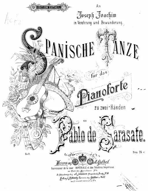 First page of Spanish Dances