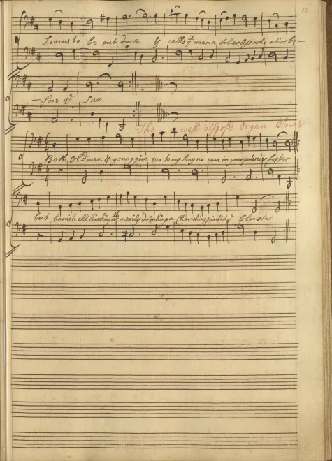 First page of The well-dispos'd organ-blower