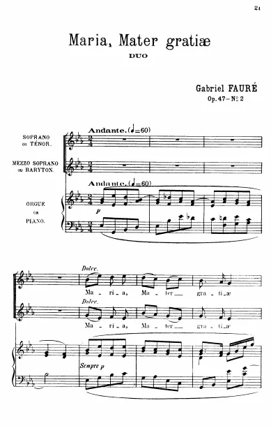First page of 2 Songs