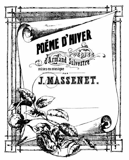 First page of Poème d'hiver