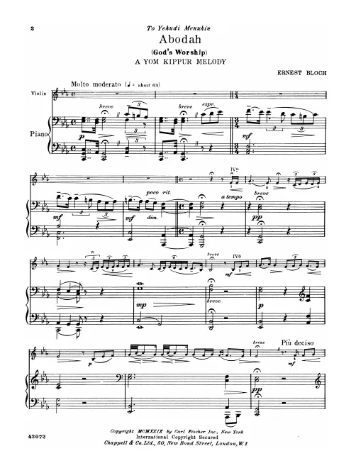 First page of Abodah
