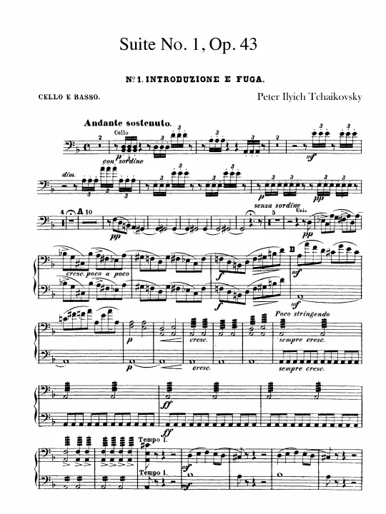 First page of Suite No.1