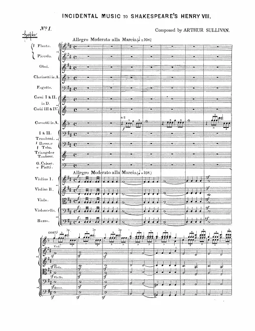 First page of Henry VIII