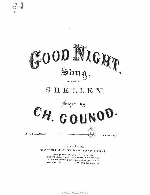 First page of Good Night