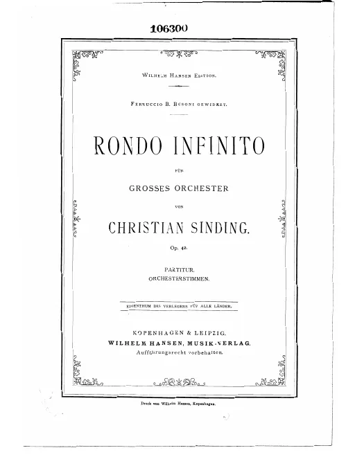 First page of Rondo infinito
