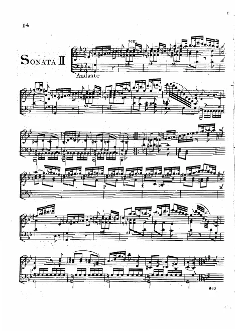 First page of Piano Trio in G minor