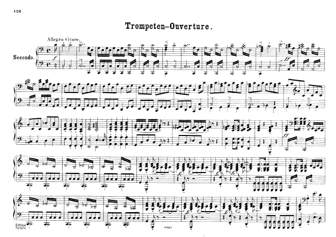 First page of Trumpet Overture